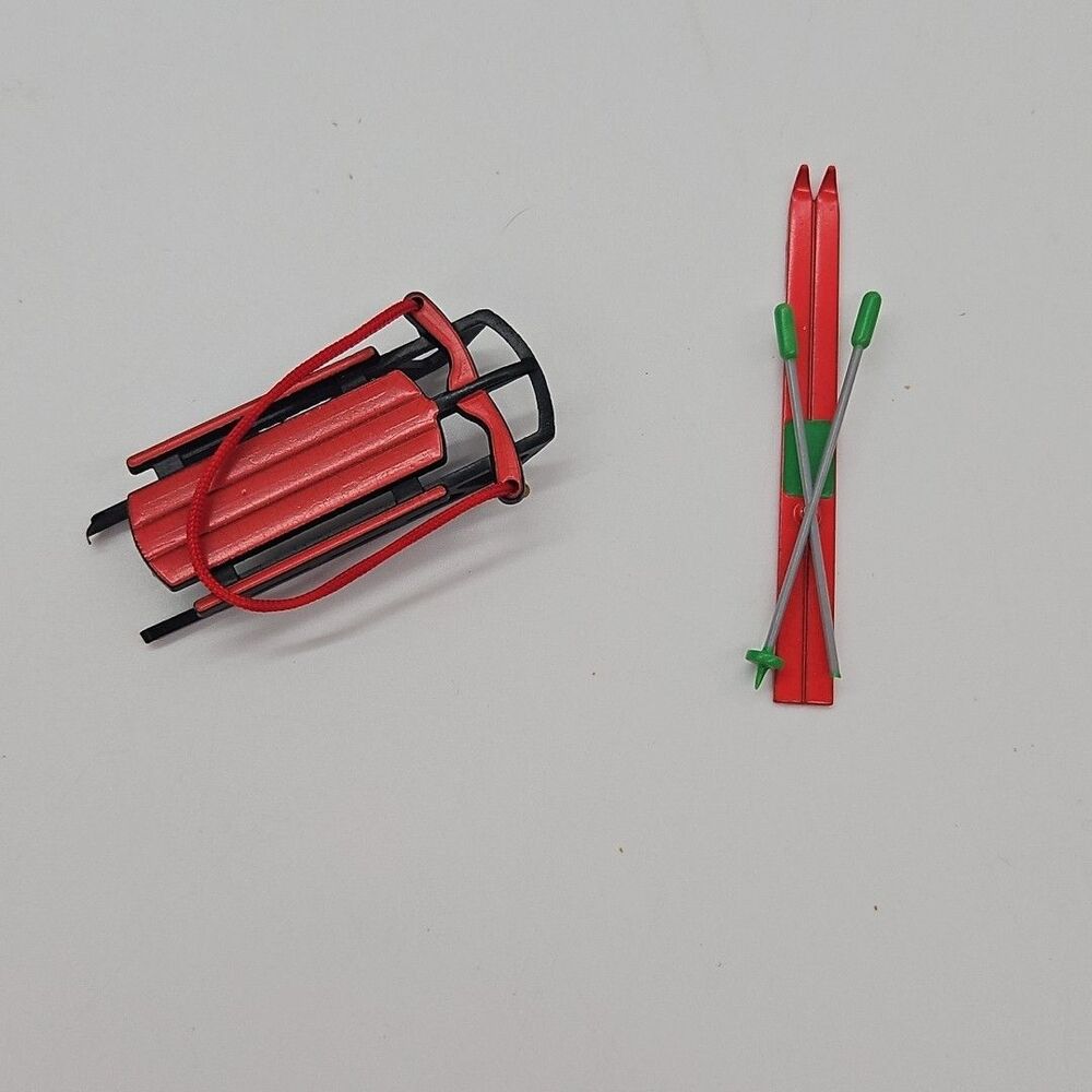 Dept 56 Village Sled and Skis